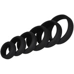 Penis Ring With 6 Different Sizes, Silicone Cock Rings Adult Sex Toys For Men & Couple