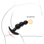 Electroshock Anal Plug Estim Prostate Massager G-Spot Training Silicone Anal Vaginal Plug Wearable Butt Plug With T-Base Sex Toys
