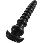 13.19 Inch Long Black Anal Beads Butt Plugs, Threaded Design Opening Trainer, Prostate G-Spot Anal Sex Toys For Men Women Couples