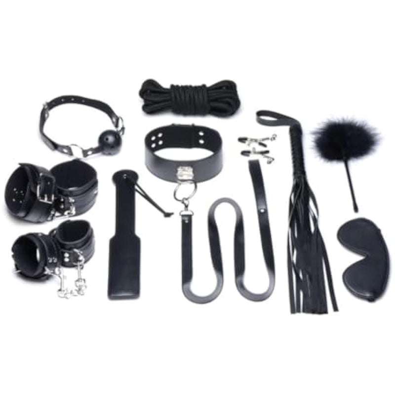 Deluxe 10 Piece Bondage Set