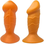 Dildo Anal Plug Trainer,Available In 4 Sizes,Liquid Silicone Anal Plug Prostate Massage Anus Dilator Anal Ball For Beginner Advanced Men Women Sex Toys. (Black-Small)
