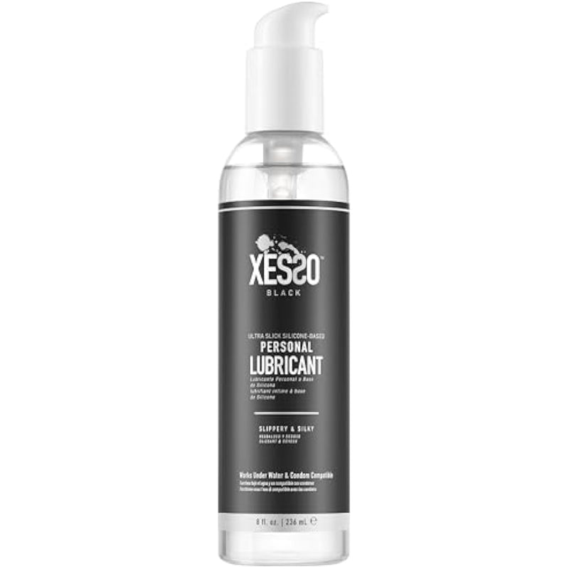 Ultra Slick Silicone-Based Lube 8 Fl Oz, Water Resistant, Condom & Latex Safe, Skin Friendly, Discreet Package