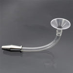 Anal Plug For Men And Women, Stainless Steel Metal Funnel-Shaped Infusion Device, Transparent Hose Anal Plug, Sex Toys