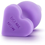 Eden Adult Sex Toy - Heart Shape Base Silicone Anal Plug - 3.5 Inch - Soft, Safe Butt Plug For Beginners - Smooth & Firm Tapered Tip For Prostate Play & Anal Training - Men, Women & Unisex - Pink