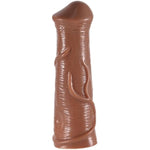 Silicone Penis Sleeve Cock Extender For Men, Reusable Realistic Dildo Sheath Enlarger Male Sex Toys For Men, Soft Thick Textured Sexual Girth Enhancer For Gay Couple