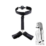 Sexy Mouth Ball Gag, Silicone Mouth Gag For Bed Role Play, Bdsm Gags & Muzzles With Sex Bondage Restraints Straps Cuffs, Sex Toy Accessories For Adults Couples