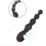 Silicone Anal Vibrator 12 Vibration Modes Vibrating Butt Plug For Prostate Massage G-Spot Stimulation Waterproof Rechargeable Adult Anal Sex Toys For Men Women Couples