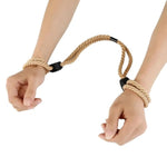Sex Restraints Adjustable Bondage Rope, Adjustable Sexual Bondage Rope Bondage Rope Restraints Sex Rope Bdsm Bracelets Wrist Cuffs Sex Bondage For Women (Brown)