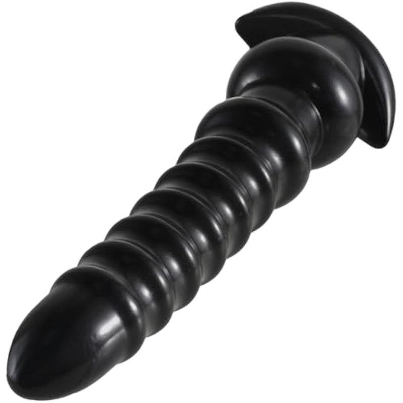13.19 Inch Long Black Anal Beads Butt Plugs, Threaded Design Opening Trainer, Prostate G-Spot Anal Sex Toys For Men Women Couples