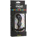 Doc Johnson Mood - Naughty 2 - Silicone Anal Plug - Medium - 3.9 in. Long and 1 in. Wide - Tapered Base for Comfort Between The Cheeks - Medium - Black