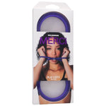 Doc Johnson Merci - Silicone Play Cuffs - Wrist Restraints - for Adults Only, Violet