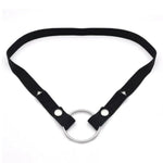 Male Chastity Device Elastic Band,Anti-Off Chastity Cage Elastic Band Penis Cage Accessories,Adjustable Elastic Band With Penis Ring,Sex Toys For Men (Black)