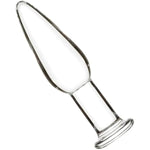 Glass Butt Plugs,4.92 In Crystal Anal Trainer Bum Plug With Long Neck Sex Toy For Men,Women