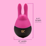 Bedroom Hip Hop [Pink] Intimate Vibrator By Burruss | Rechargeable Massagers For Female | Body Massager For Couples | Pleasurable And Tension Relieving | Adult Toys