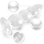 Clear Anal Beads Butt Plug Sex Toys For Anal, Vagina, G-Spot Stimulation+Anal Dildo Sex Toy For Women