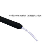 Metal Silicone Carabiner Penis Plug Hollow Cock Urethral Sound Adult Erotica Spreader Urinary Catheterization Man Sex Masturbation Toys (6Mm)