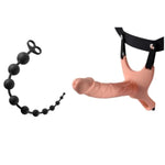 Hollow Strap-On System + 22Inch Super Long Anal Beads