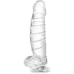 11.4 Inch Huge Realistic Dildo G-Spot Stimulation Crystal Dildos With Powerful Suction Cup For Hands-Free Play Big Size Dong Adult Anal Sex Toy For Women Men Couple (Clear L)