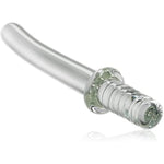 Crystal Glass Dildo Masturbation Wand, Vaginal Masturbation Massager Anal Butt Plug Pleasure Stick Anus Stimulation Sex Slave Sex Toy For Men Women And Couple (M)