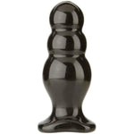 Doc Johnson Titanmen - Master Tool #4 - Triple Ripple Plug - 6.6 in. Long and 2.6 in. Wide - Prostate Stimulating Anal Toy - Butt Plug