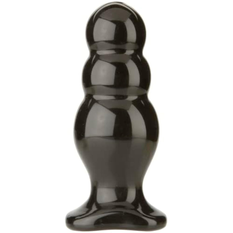 Doc Johnson Titanmen - Master Tool #4 - Triple Ripple Plug - 6.6 in. Long and 2.6 in. Wide - Prostate Stimulating Anal Toy - Butt Plug