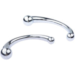 Adult Sex Toys Prostate Massage Stick Metal Double-Headed Anal Plug Uniset Sm Anal Plug Trainer G-Spot Massager (L)