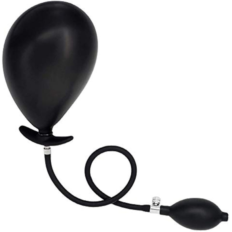 Inflatable Anal Plug, Liquid Silicone Butt Plug Anal Training Sex Toy Detachable Needle Masturbation Sex Toys For Men Women