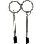 Tweezer Style Nipple Clamps - Adjustable Pressure, Easy To Use, Comfortable Rubber Tips - Elevate Your Erotic Nipple Play