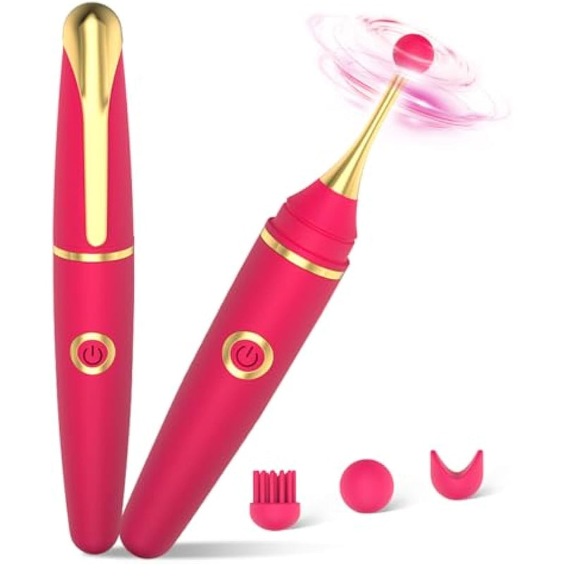Sex Toys For Women Couples Pen Vibrator Massager Wand, Adult Toys Female Clitoral Vibrators, Nipple Clit Stimulator G Spot Dildo Vibrater, Sex Novelties Sexual Pleasure Tools For Women (Pink)