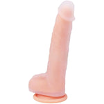 Liquid Silicone Simulated Penis - Realistic Styling, Double Layer Process, External Softness And Internal Hardness, Built In Keel With Adjustable Shape, Strong Suction Cup (Flesh)