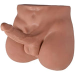 Lifelike Torso Male Sex Doll for Women with Flexible Dildo Realistic Sex Huge Cock 7.08inches, Sex Dildo Dolls for Women Masturbation, Unisex Masturbator Tight Anal Sex Toy for Men Gay Couple