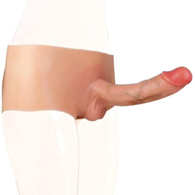 Realistic Strap On Silicone Wearable Dildos Panties, Strap-On Harness High Elastic With 9" Solid Penis, Anal G Spot Play Pegging Toys For Lesbians Women Couples