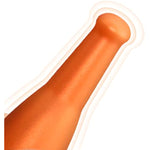 Liqiud Silicone Butt Plug, Ultra Soft Anal Plug Beer Bottle Shape P-Spot Stimulation Anus Dilator For Men Women (L)