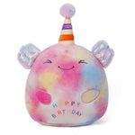 24 Lnch Happy Birthday Axolotl Stuffed Animal Birthday Plush Toy Plushies Pillow Soft Plushie Doll Gifts For Girls Boys Christmas Decoration