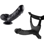 Realistic Dildo For Beginners + Hollow Strap-On