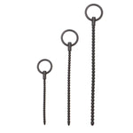 Silicone Urethral Sounds Large O-Ring Urethral Plug With Beads 3 Pcs Urethral Dilators In Different Lengths For Male Masturbation Play