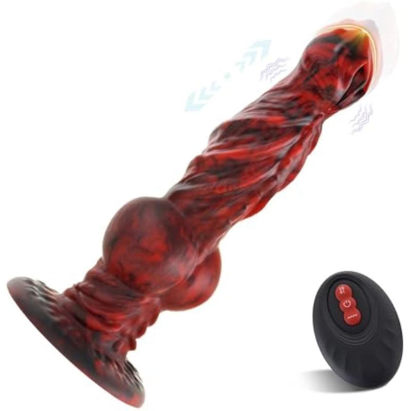 Thrusting Dildo Vibrator, 9.13 Inch Silicone Big Monster Dildos With 7 BlessMyBucket Thrusting Dildo Vibrator, 9.13 Inch Silicone Big Monster Dildos With 7 BlessMyBucket