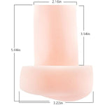 Premium Men'S Penis Pump Sleeve Masturbator Cover Realistic Vagina Sleeve Replacement Seal Cover For Male Enhancement Stronger Bigger Erections Pump Sleeve (Long Flesh Skin)