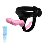 Strap On Dildo Wearable Kit - Sex Harness With 2 Removeable Dildo Realistic Penis For Female Masturbation Sm Adult Sex Toys For Women Couples Lesbian - Pink
