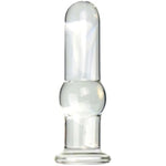 Glass Anal Beads,Butt Plug Trainer Prostate Sex Toys Butt Plug G-Spot Prostate Massager Sex Toy Anal Plug G-Spot Massager Crystal Butt Plug Expander Anal Sex Toys For Women Men(S)