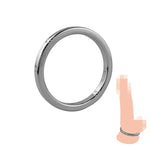 Thin Metal Smooth Penis Locking Ring Male Trainer Penis Cock Ring Masturbation Exercise Cock Ring Sex Toys