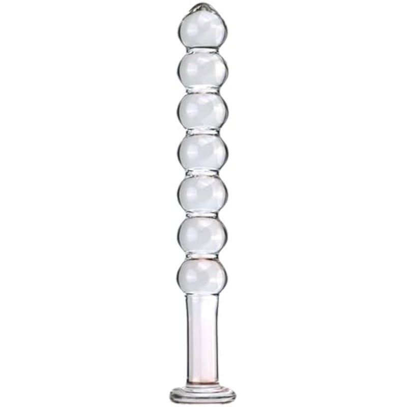 Glass Dildo,Crystal Dildo Butt Plugs Anal Beads Glass Pleasure Wand Anal Trainer Sex Factory Crystal Glass Plump Beads Style Sex Tease Insert Pleasure Wand Dildo Penis For Men Women
