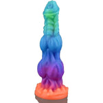 9.6" Animal Dildo Glow In The Dark Dildo Large Dragon Dildo, Soft Fantasy Dildo Silicone Horse Dildo With Strong Suction Cup, Huge Knot Dildo Thick Dog Dildo Big Anal Toys, Adult Toys For Women Men