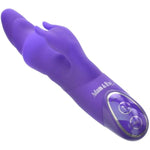 Posh Silicone Bounding Bunny Vibrator, 10 Functions, Dual Motors, Flickering Clit Stimulator, Waterproof, Satin Finish, Silicone Vibrator For Women, Clitoral & Vaginal Stimulation