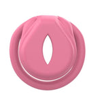 Small Pink Chastity Cage for Men with 4 Rings, Dark Lock Design, Couples Bondage Sex Toy