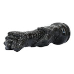 13 Inch Realistic Fist Dildo with Scales & Suction Cup - Thick Huge Black Hand Dildo for G-Spot & Advanced Play - Huge Anal Butt Plug Anal Trainer Prostate Massage for Men Women