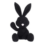 Toys Plush Black Velvet Bunny Rabbit Stuffed Animal Soft Cuddly Perfect For Kids 8.7 Inches