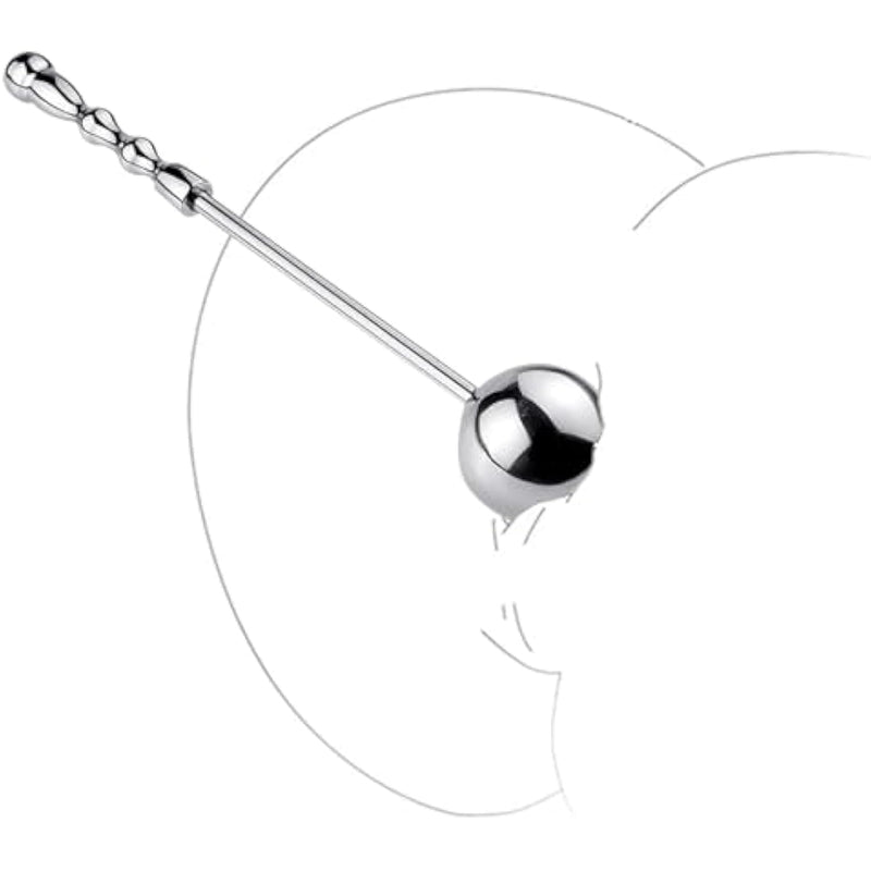 Anal Prostate Massage Stick Anal Hook Butt Plug Training Trainer G Spot Massager Stimulator Metal Wand With Handle Anal Dildo Masturbation Wand Sex Toys For Women Men Couples