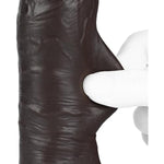 Lovetoy 8" Soft Dildo Strap On Dildo, Small Dildo Realistic Anal Dildo With Sliding Skin Best Suction Cup Dildo G Spot Lifelike Dual Density Dildo Black Dildo Dick Adult Sex Toy
