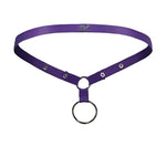 Chastity Belt Male Auxiliary Belts Chasity Device Accessory Strap Cage Testicle Ring Bondage Restraints Sex Furniture Toys For Men (Purple)